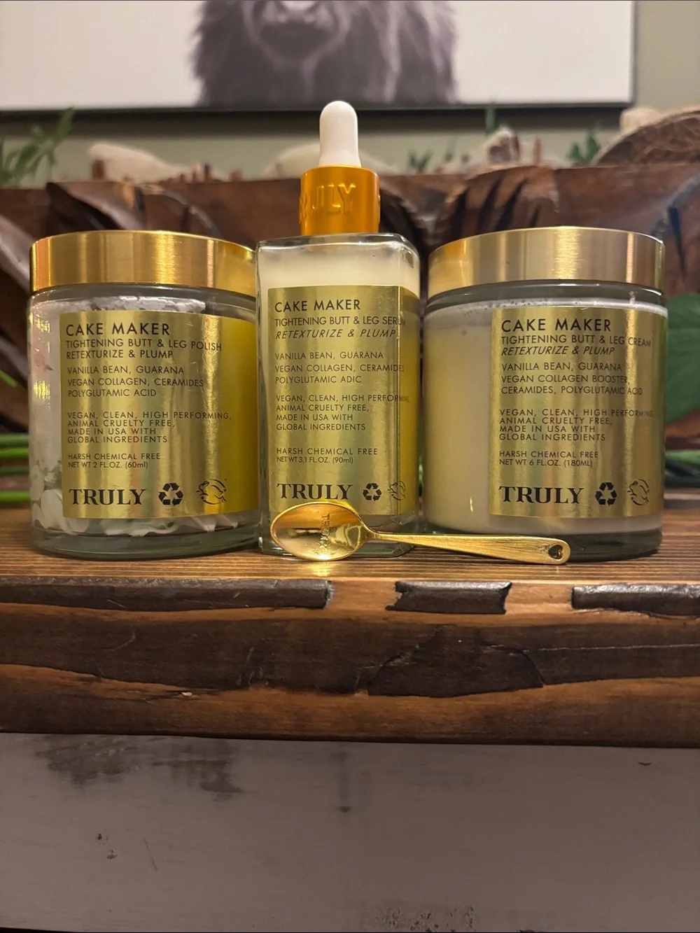 Truly Beauty Cake Maker Bundle with Limited Edition Gold Spoon